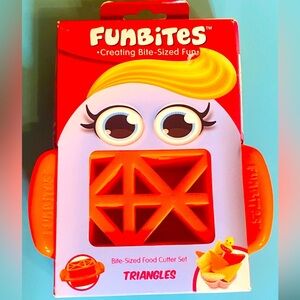 Funbites Bite-Sized Food Cutter Set - Triangles